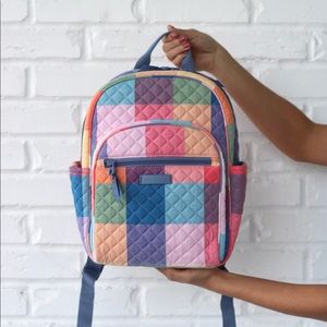 Vera Bradley Small Backpack in Tropics Plaid